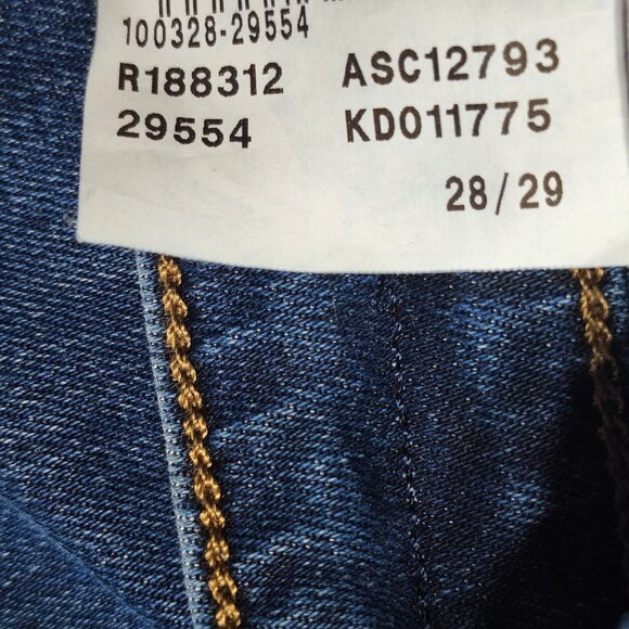 Mavi Jeans classic style ankle women's size 28/29 denim blue, stretch - Picture 8 of 13
